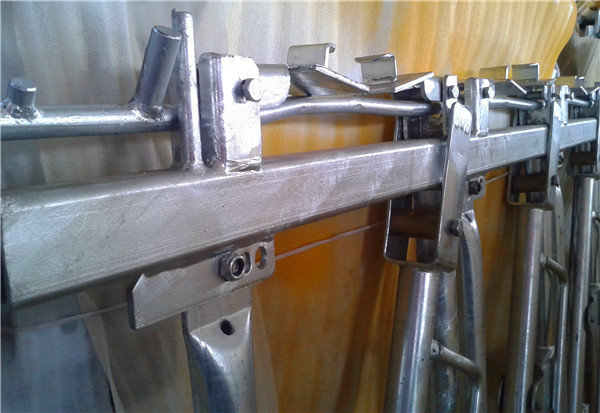 Galvanized livestock fence panels