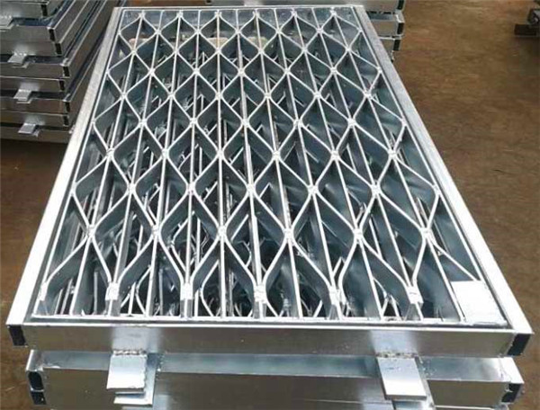 Galvanized cover and frame